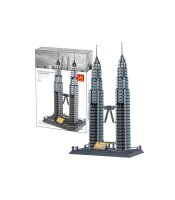 Wange 5213 Architect-Set The Petronas Towers of Kuala Lumpur