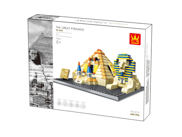 Wange 4210 Architect-Set The Great Pyramids - Pyramiden von Gizeh