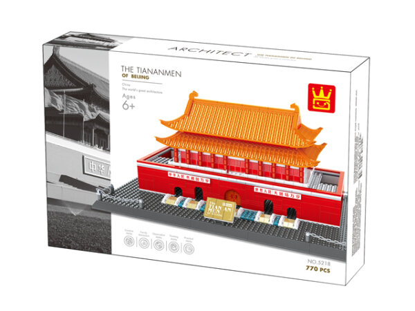 Wange 5218 Architect-Set Das Tor des himmlischen Friedens Peking - The Tiananenmen of Bejing