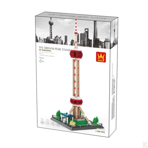 Wange 5224 Architect-Set The Oriental Pearl Tower of Shanghai
