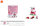 Wange Designer 093-9 rosa-rot Windmühle, Rennauto