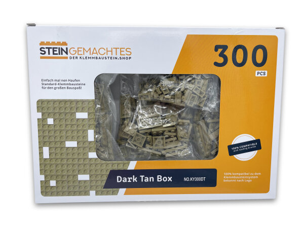Kazi 300 Plates - Box Dark Tan