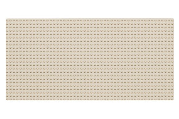 Wange 8804 Baseplate 28 x 56 Noppen ca. 22,4 cm x 44,8 cm Weiß white