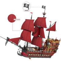 Reobrix 66010 Piratenschiff Dreimaster "Pirate...