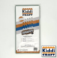 Kiddicraft Stackable Baseplate 16 x 32 Noppen (12,7 x 25,5cm) Grün