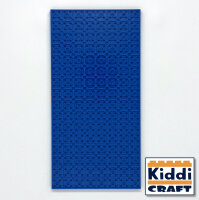 Kiddicraft Stackable Baseplate 16 x 32 Noppen (12,7 x 25,5cm) Blau