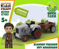 Kiddicraft KC1109 Kleiner Trecker mit Anhänger