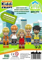 Kiddicraft KC1401 KIDDIZ Figuren-Pack Bautruppe