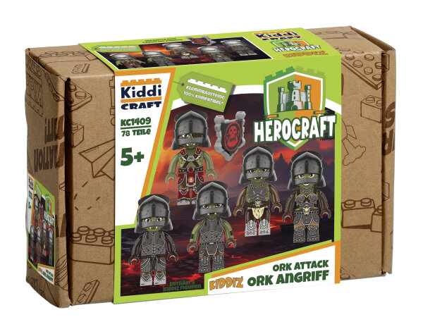 Kiddicraft KC1409 KIDDIZ Figuren-Pack: Ork Angriff