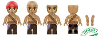 Kiddicraft KC1411 KIDDIZ Figuren-Pack: Piraten Crew