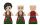 Kiddicraft KC1411 KIDDIZ Figuren-Pack: Piraten Crew