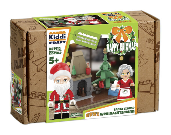 Kiddicraft KC1412 KIDDIZ Figuren-Pack: Weihnachtsmann