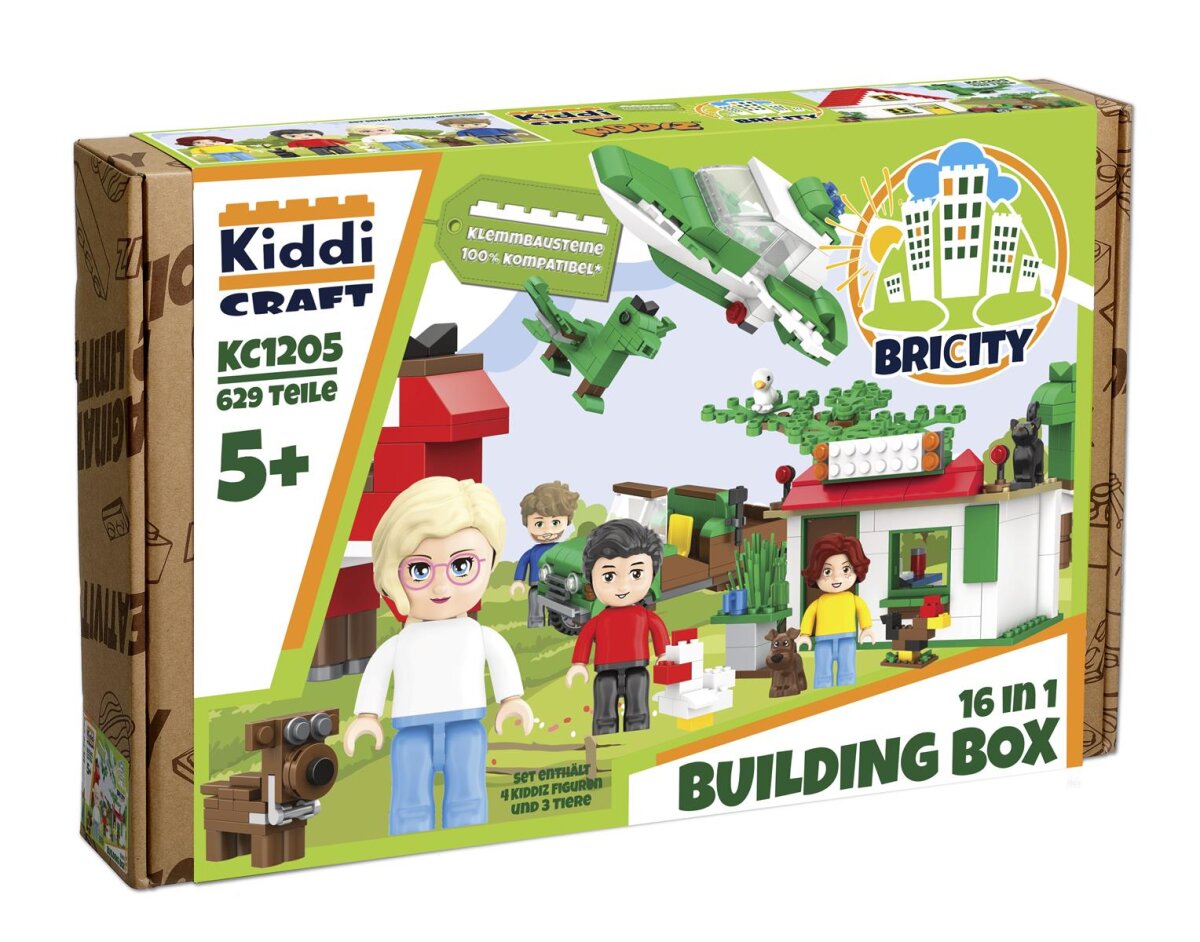 Building Box Kiddicraft KC1205 16 in 1 Building Box