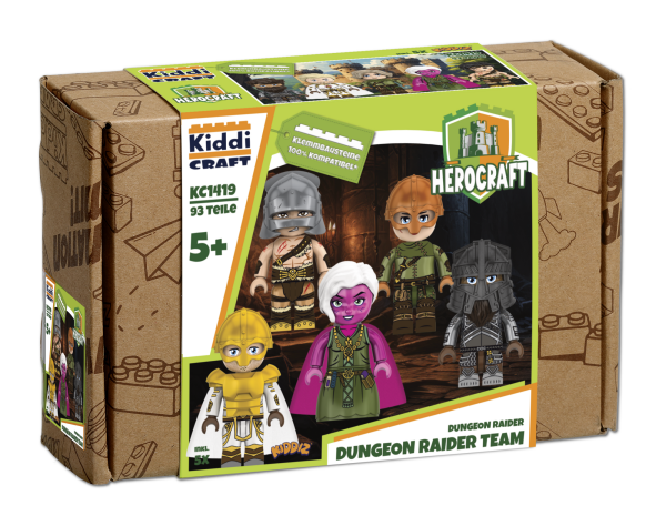 Kiddicraft KC1419 Kiddiz Figuren-Pack: Dungeon Raider