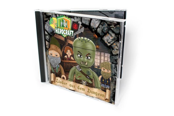 Der Kiddicraft Herocraft Soundtrack "Lieder aus dem Dungeon" auf CD